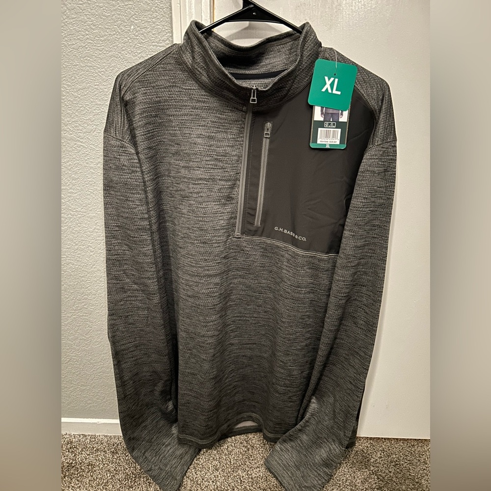 G.H Bass & Co 1/4 Zip jacket (Sz. XL)